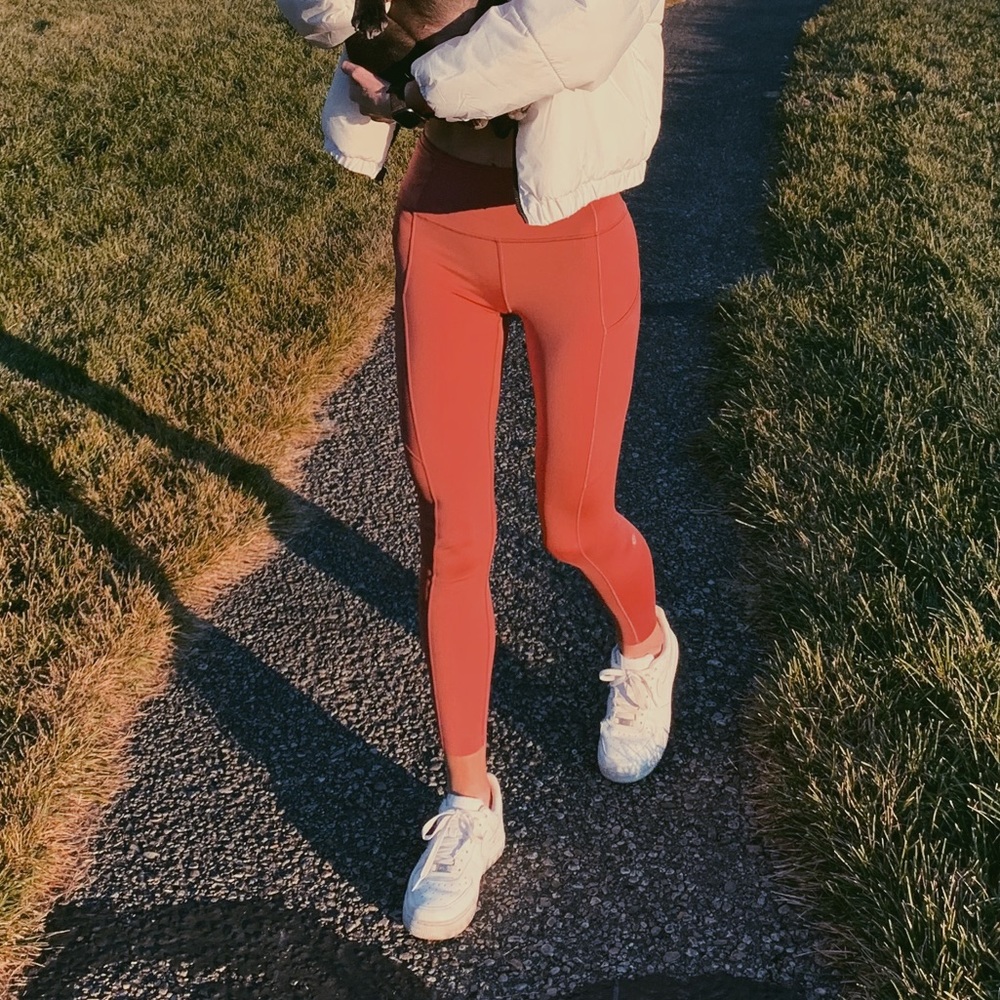 Like new Lululemon 25” fast and free leggings